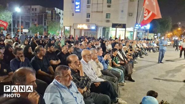 بازسازی مصائب «خرابه شام» در میدان امام حسین (ع) جم