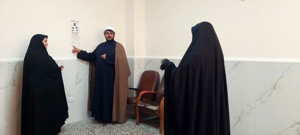 افتتاح اتاق بهداشت در دبیرستان نسرین عرب ساوه