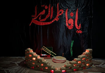پیچیدن عطر غربت و عشق فاطمی در فضای هنرستان حضرت زهرا (س) 