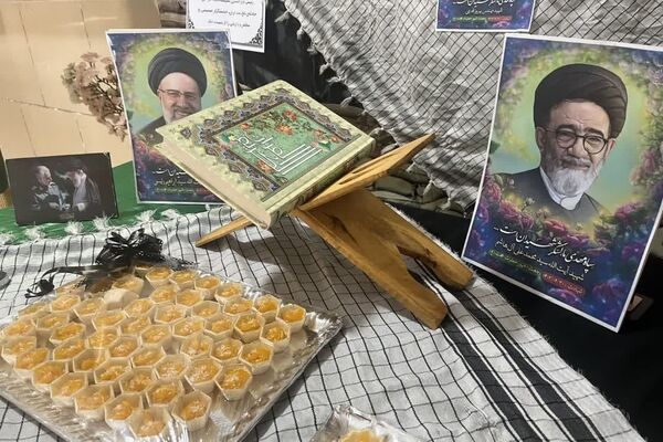برپایی موکب به‌مناسبت سالروز شهادت رئیس جمهور و همراهان در دبیرستان شاهد 16