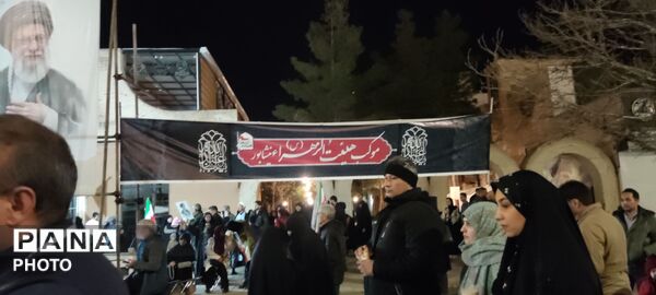 حضور گسترده مردم نیشابور در بلوار فضل 