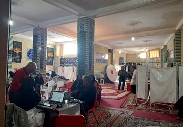 همکاری انسان‌دوستانه مردم شهریار با تیم سیار اهدای خون فارس