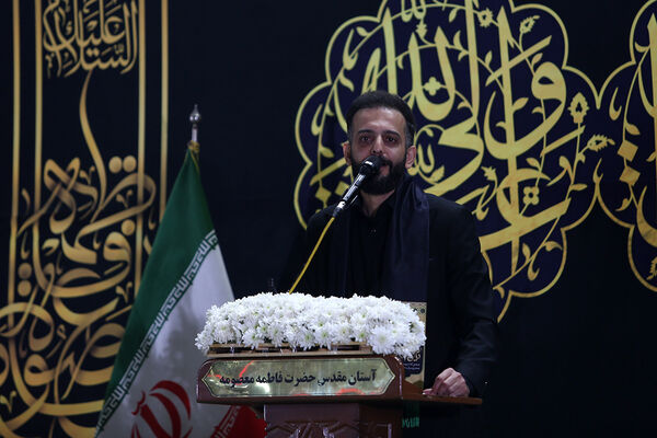 آیین شمعدان‌گردانی و خطبه خوانی شام رحلت حضرت معصومه(س)