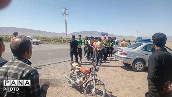 استقبال موکب رباط میاندشت از زائران پیاده حضرت رضا(ع)