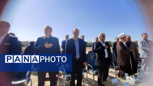 آیین کلنگ زنی آموزشگاه جعفر برزگر ناحیه یک مشهد