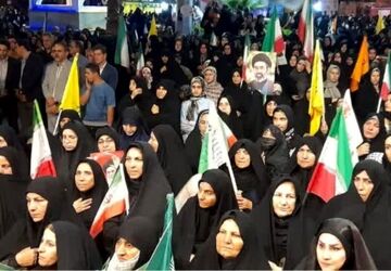 نودوهشت شب همبستگی کوهدشت در حمایت از رهبری و نیروهای مسلح