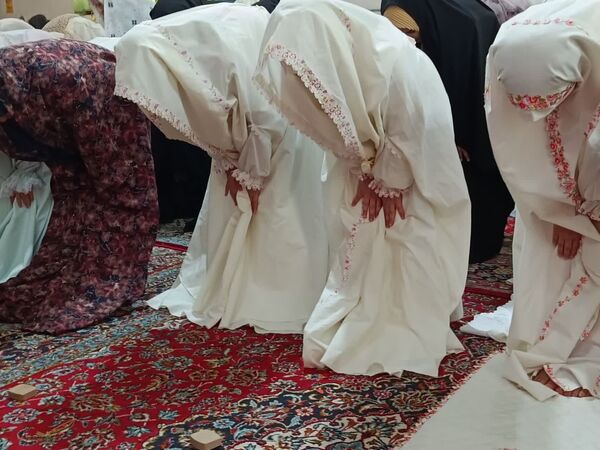 اولین روز اعتکاف دانش‌آموزان در فاروج 