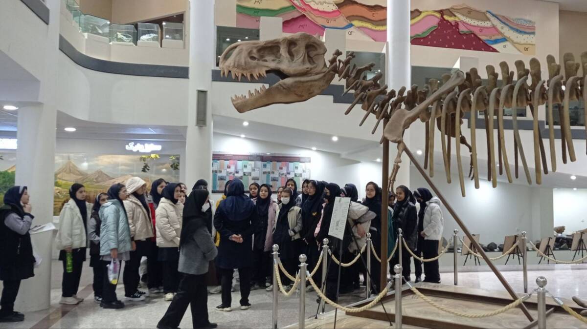 بازدید مدرسه ساره از پارک موزه علوم زمین