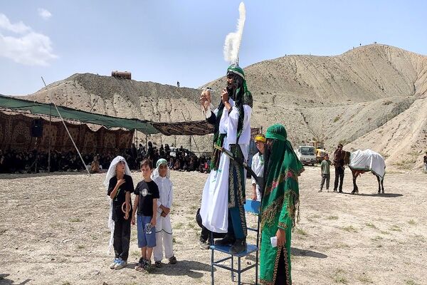 مراسم تعزیه خوانی اربعین حسینی در شهر نیشابور