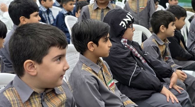 مانور بازگشایی مدرسه در دبستان پسرانه شاهد قائمشهر برگزار شد