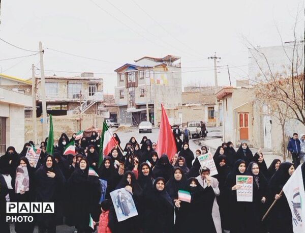 حضور باشکوه مردم روستای انوج در راهپیمایی روز جهانی قدس
