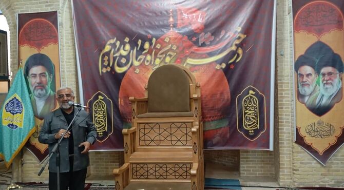 زیارت عاشورا در مسجد جامع شهدا شیراز