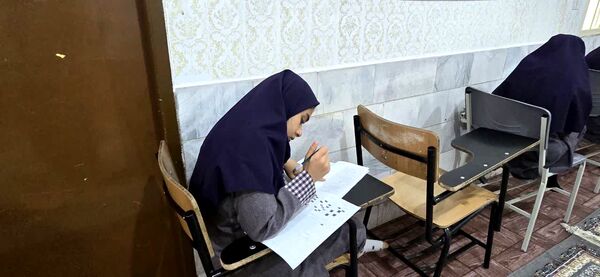 برگزاری مرحله اول آزمون جامع در دبیرستان رضوان