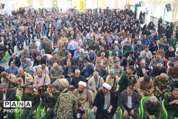  آیین تکریم و معارفه فرمانده ناحیه مقاومت بسیج شهرستان باشت