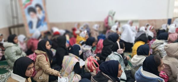 قرائت دعای توسل در آموزشگاه شهید رزمی خلیل آباد 