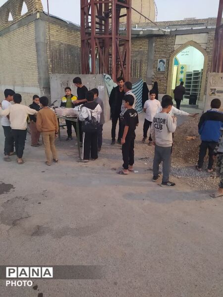 برپایی موکب هیأت میثم تمار مدرسه شهید چمران ابرکوه  در ایام محرم