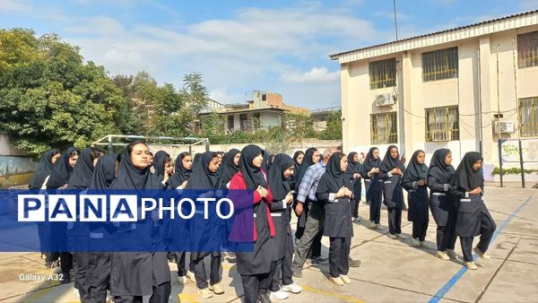 آموزش رژه نظامی برای دختران فاطمی