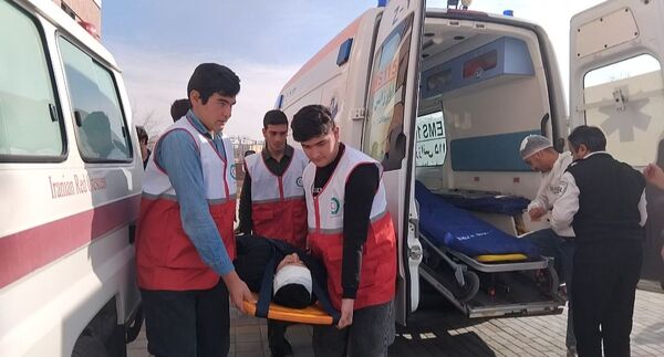 بیست و هفتمین مانور سراسری زلزله و ایمنی در هنرستان حاج حسن شهبازی اهر