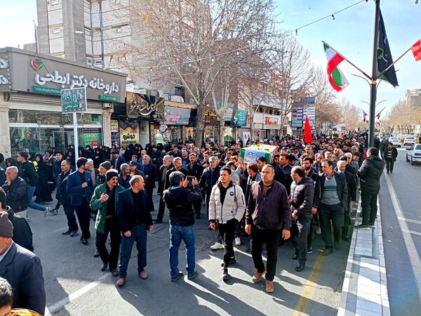 تشییع با شکوه شهید جوادحسن زاده شهید مرزبانی فراجا