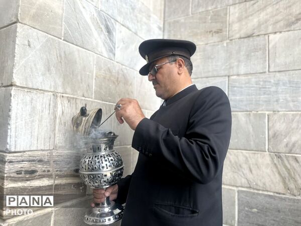 نور خورشید سما بر روی خورشید طوس
