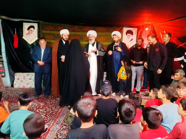 موکب علی اصغری فدافن میزبان امام جمعه کاشمر 