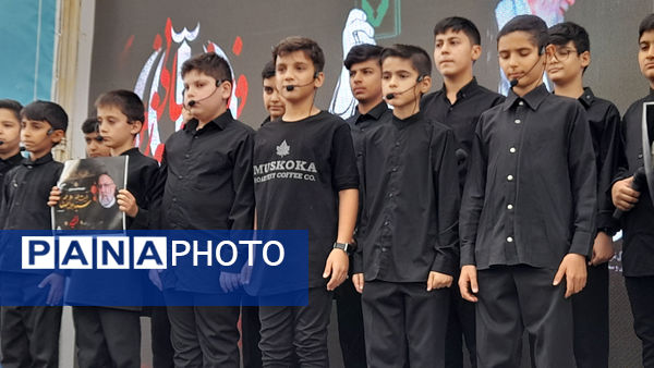 مراسم بزرگداشت شهدای خدمت با حضور نوجوانان انقلابی