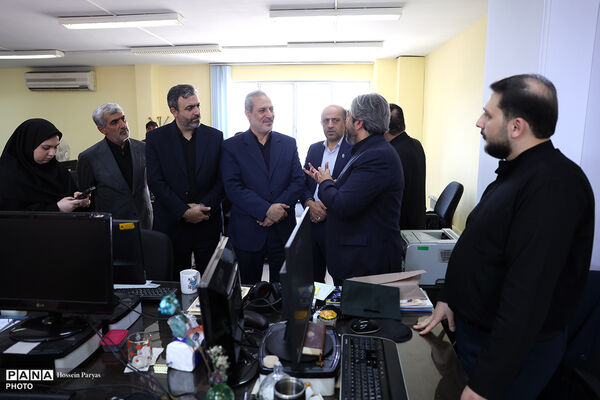بازدید جمعی از مدیران و معاونان وزارت آموزش و پرورش از خبرگزاری پانا به مناسبت روز خبرنگار