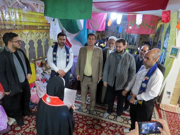 بازدید قائم‌مقام سازمان دانش‌آموزی از اعتکاف دانش‌آموزان پیشتاز اسفراین