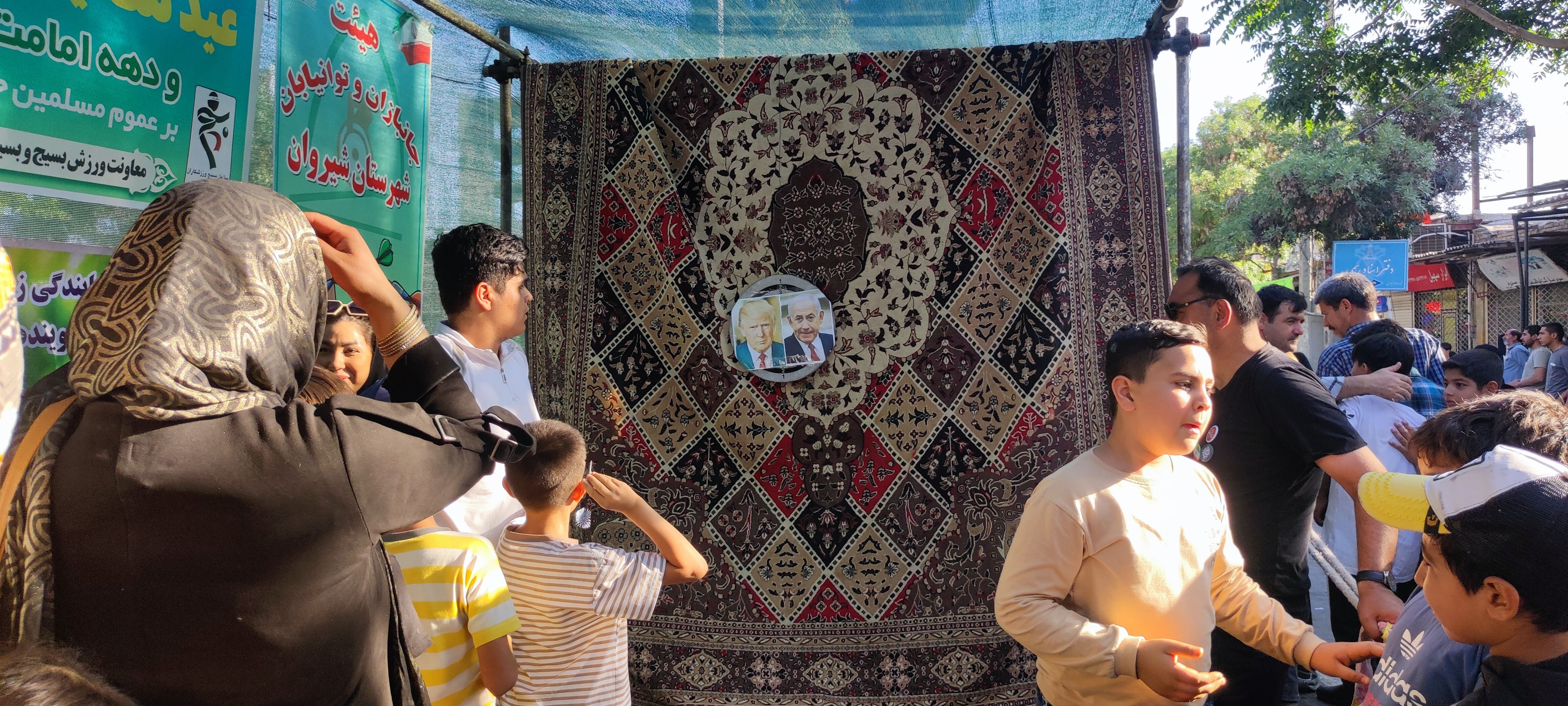 برگزاری مسابقات دارت در موکب‌های جشن غدیر در شهرستان شیروان