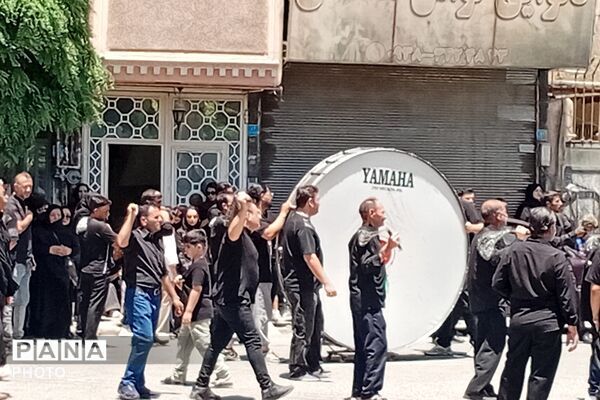 مراسم عزاداری ظهر عاشورا در شهر صباشهر