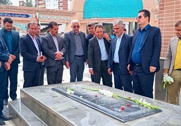 تجدید بیعت فرهنگیان استان با آرمان های شهدا