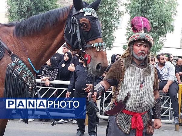 استقبال عزاداران حسینی از کاروان نمادین اسرای کربلا در قم