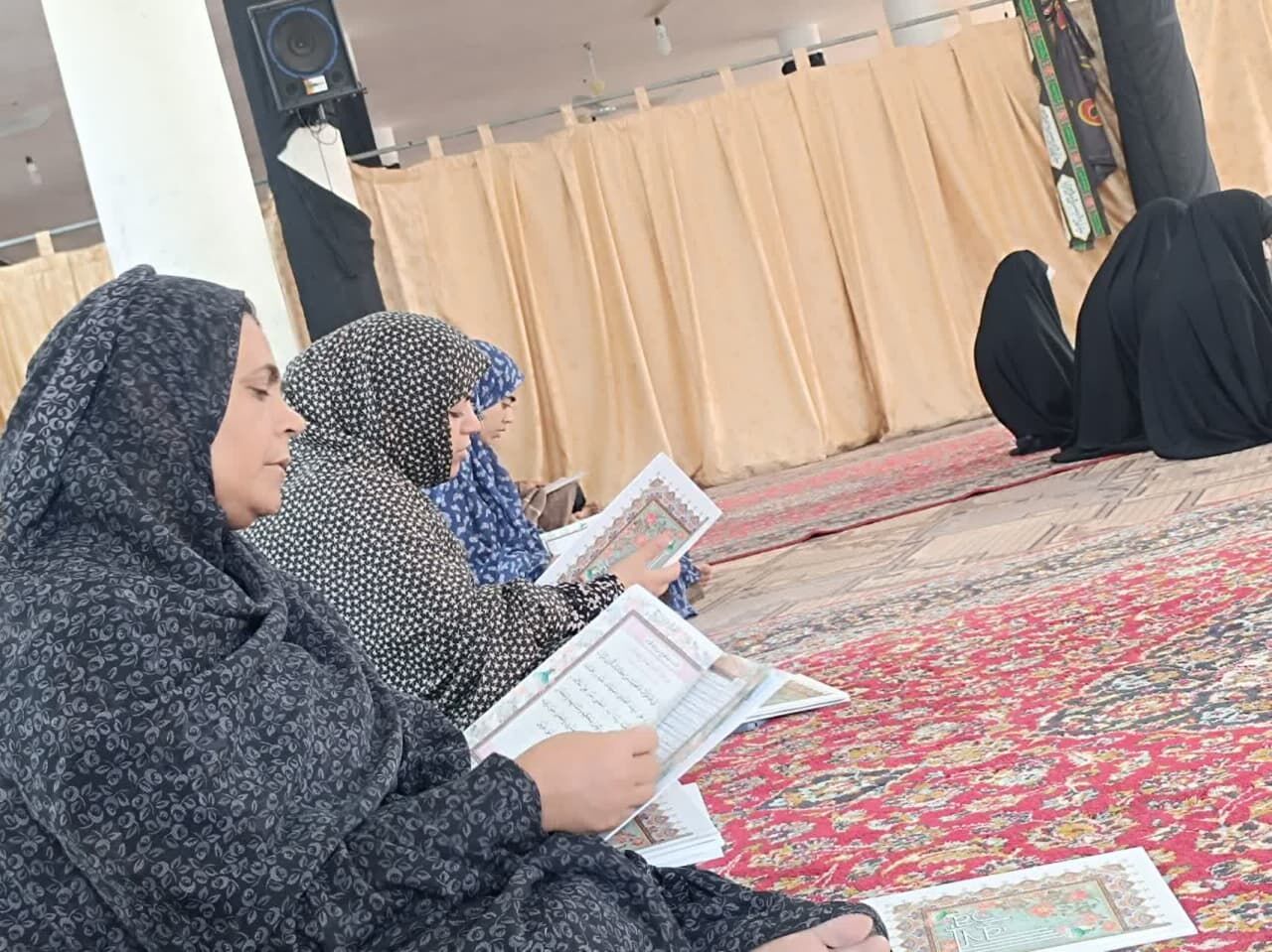 حسینیه‌ قمربنی‌هاشم‌(ع) در فراق‌یار و همراهانش به سوگ نشست