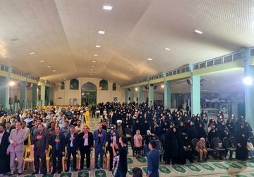 مراسم بزرگداشت شهدای خدمت در عنبرآباد 