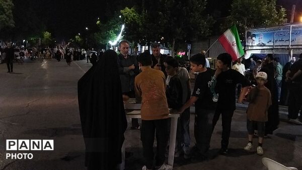 موکب جبهه فرهنگیان نیشابور در هشتاد و نهمین شب از اجتماعات مردمی 