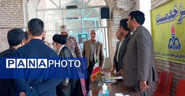 میز خدمت در نماز جمعه هفته چهارم آبان ماه در نیشابور