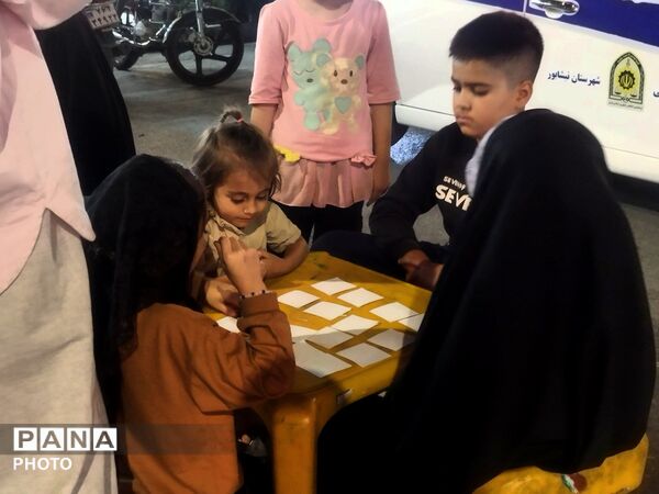 لحظات شاد کودکان در موکب فرهنگیان نیشابور