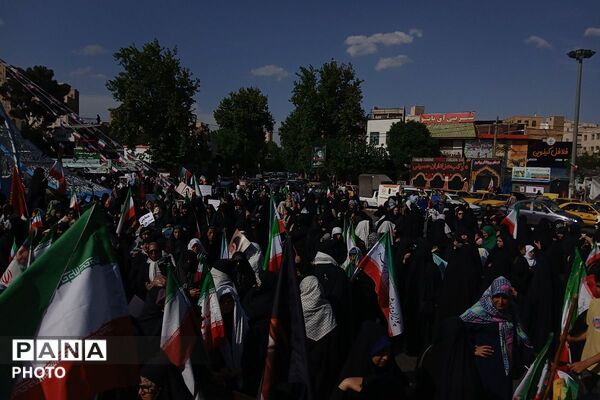 اجتماع سراسری «اقتدار ایران سرافراز» جان فدایان امام رضایی شهرستان ورامین