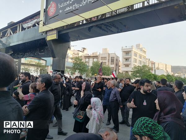 عزاداری عاشورای حسینی در بلوار هاشمیه مشهد