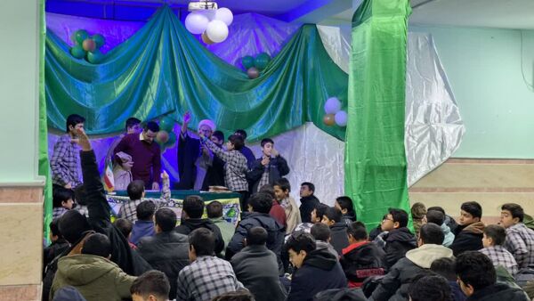 مراسم جشن سالروز میلاد امام علی(ع) در دبیرستان شادیان قم