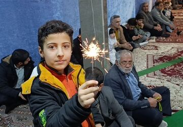 جشن میلاد امام زمان در شهر سفیددشت 