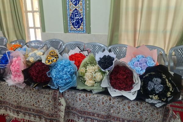 نمایشگاه آثار مسابقات جشنواره فرهنگی هنری امید فردا 