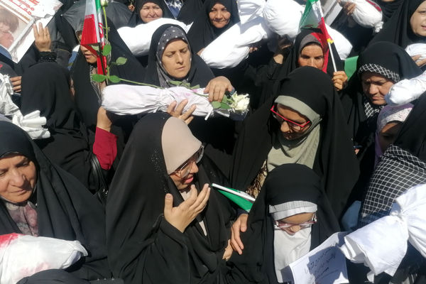 همه مردم شیراز فریاد حمایت از فلسطین سر دادند