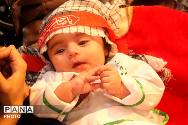 اجتماع شیرخوارگان حسینی در حرم مطهر رضوی