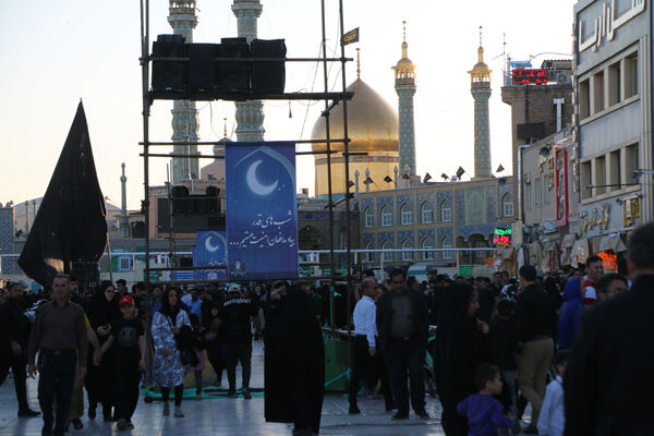 دسته عزاداری دانش‌آموزان دبیرستان هدایتی قم در سالروز شهادت امام علی(ع)