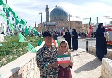 حماسه حضور در راهپیمایی 22 بهمن در لارستان