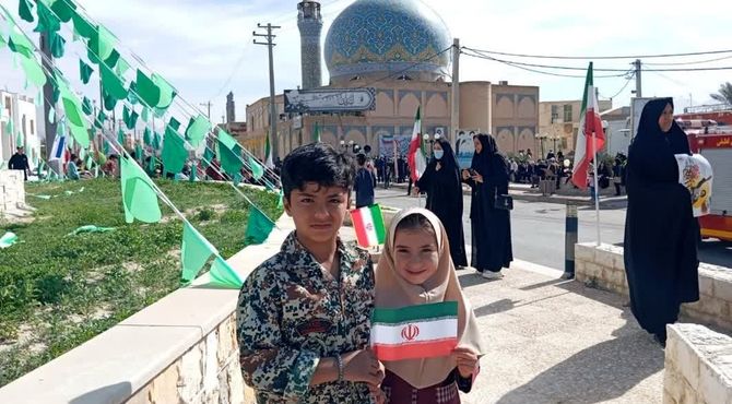 حماسه حضور در راهپیمایی 22 بهمن در لارستان