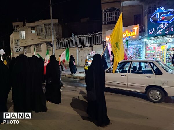 اتحاد و یکپارچگی مردم شهرستان نیشابور در اجتماعات شبانه