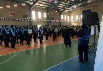 برگزاری مانور یاوران انقلاب در سالن شهید یدالهی شهرک شاهد