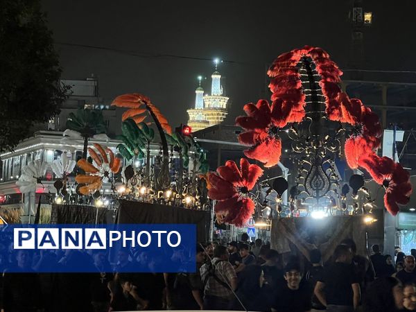 مراسم شب شهادت امام رئوف در مشهد مقدس 
